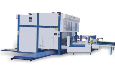 Litho Flute Laminator Laminating Machine Used Auto Flip Flop Pallet Stacker Machine For Corrugated Board