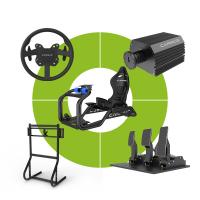 Sim Racing Rig Simulator casero con el pedal ajustable