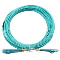 Câble optique FTTH de correction de fibre d'OM3 LC UPC LSZH à plusieurs modes de fonctionnement