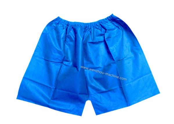 Automatic Examination Sauna Pants Nonwoven Underwear Spa Massage Shorts Making Machine