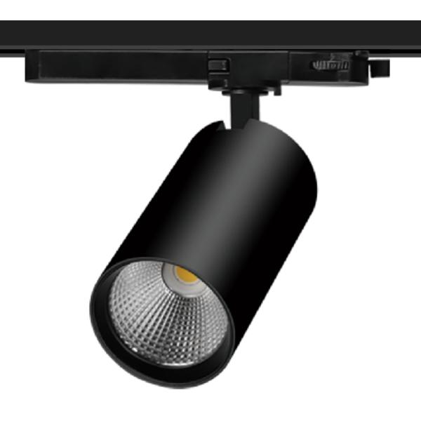 Integrated adaptor 3/4-wire CRI90 anti glare flicker free combined 20W-25W 35W COB LED track light Aluminium Surface t
