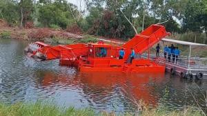 Aquatic Weed Harvester 5 CBM Hopper 75kw Engine