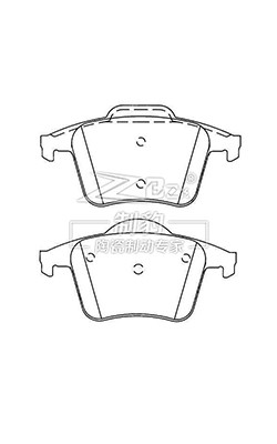 Керамическая 2743300 Volvo Xc90 Замена тормозных колодок / Volvo Rear Brake Pads