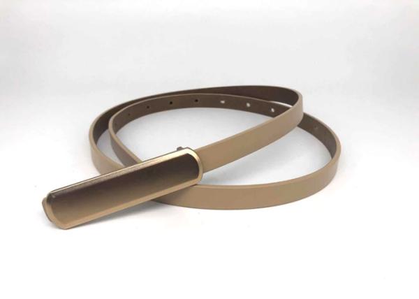 Smooth Buckle Thin 1.5cm Women's Fashion Leather Belts