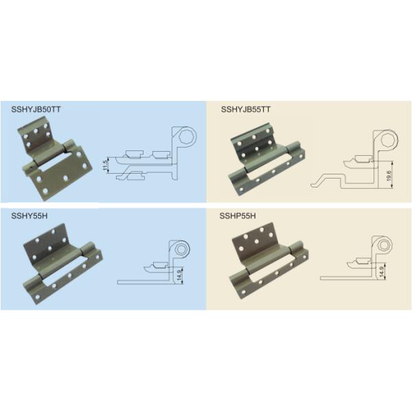 Furniture Powder Painted Concealed Door Hinges Hardware / Cabinet Door Hinges