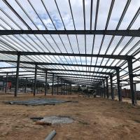 Bâtiments industriels en acier préfabriqués, bâtiment modulaire en acier hangar avec grue
