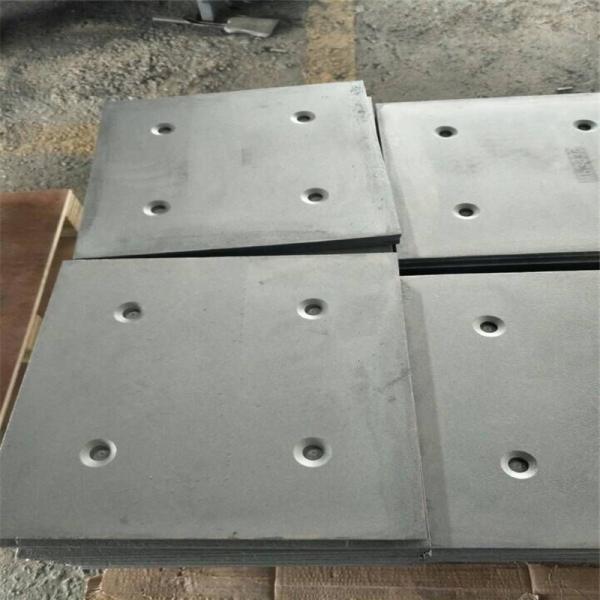 Fixed Plant Rock Box 148*300*50mm White Iron Liners For Chutes