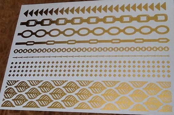Metallic tattoo