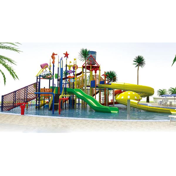 Custom 12.5m Galvanized Steel Pool Water Slides For Amusement Park