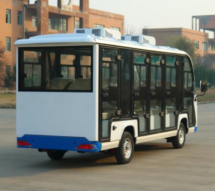 Electric Sightseeing Bus 9-23 Seats With Door Minibus Scenic Area Passenger With Air Conditioning