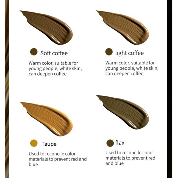 Макияж затира 15g пигментацией брови постоянный пигментирует цвета чернил татуировки