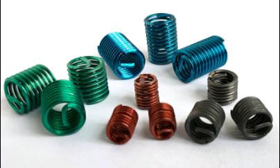 Stainless Steel High Precision Wire Threaded Inserts DIN 8140 Customized Color