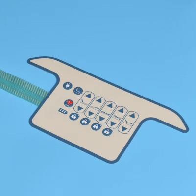 Multi Metal Dome Embossed PET Film Membrane Control Panel