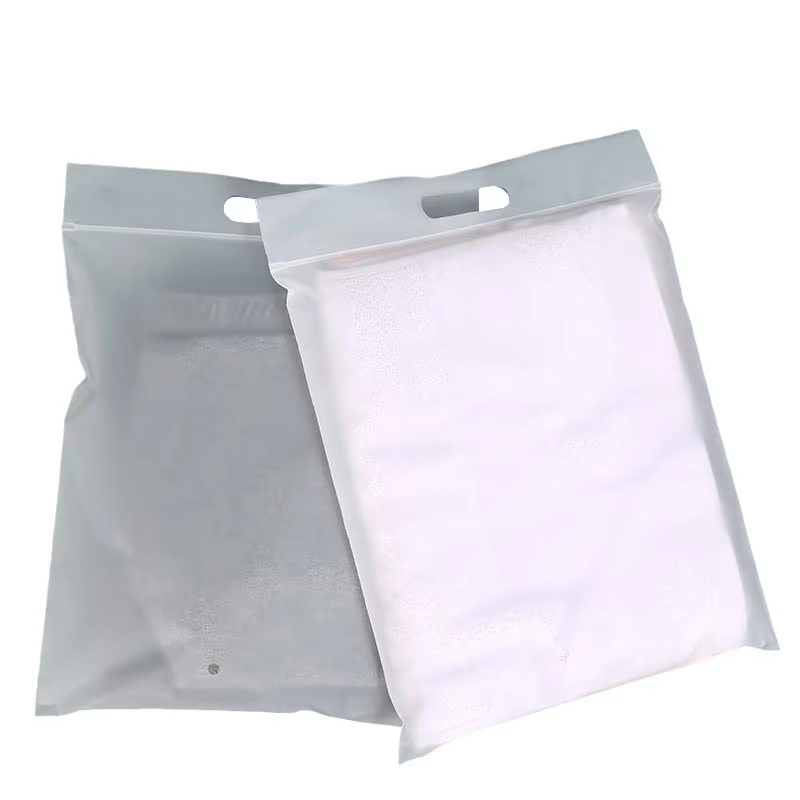 Frosted Self Sealing Handheld Clothing Down Suit Stick Bone Bag