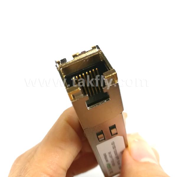 модуль приемопередатчика локальных сетей гигабита 10GBASE-T меди RJ45 CAT5E CAT6 100m 10/100/1000M SFP