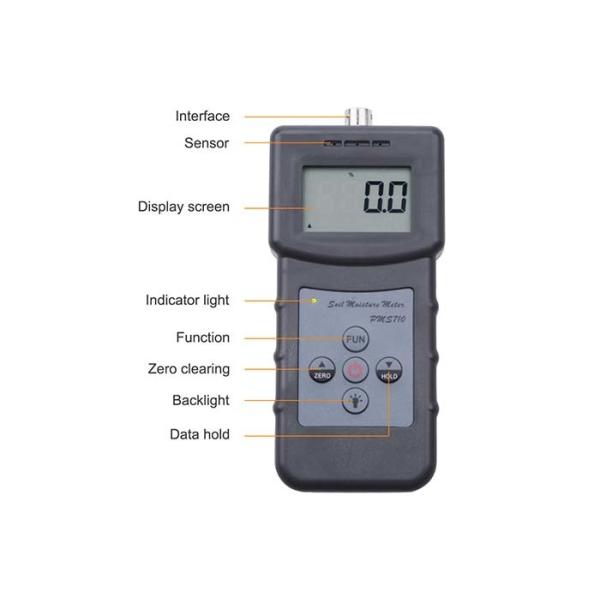 Хандхэльд метр влаги для песка реки, тестера влаги почвы цифров