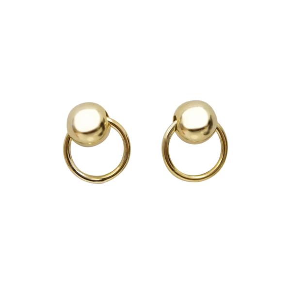 Beautiful Silver Cubic Zirconia Earrings / Fashion Silver Stud Earrings