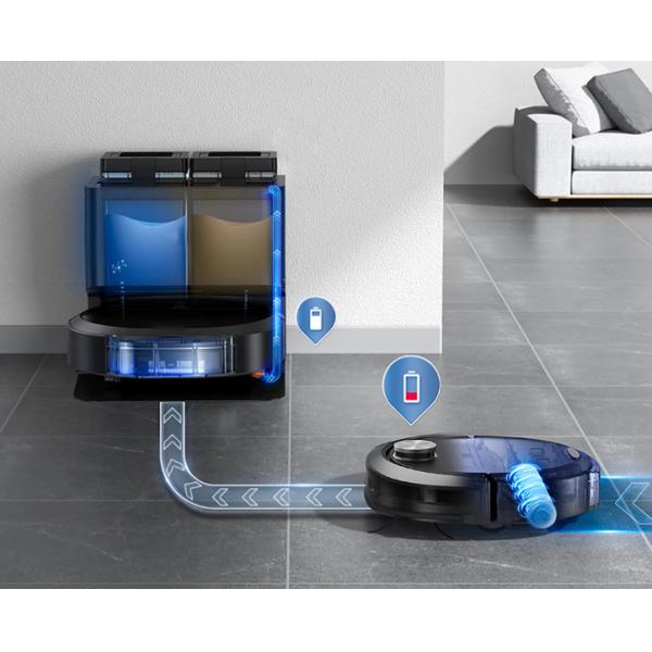 Cyclone Sweep Pro Floor Vacuum Robot with Cyclonic Suction and Mopping Functions