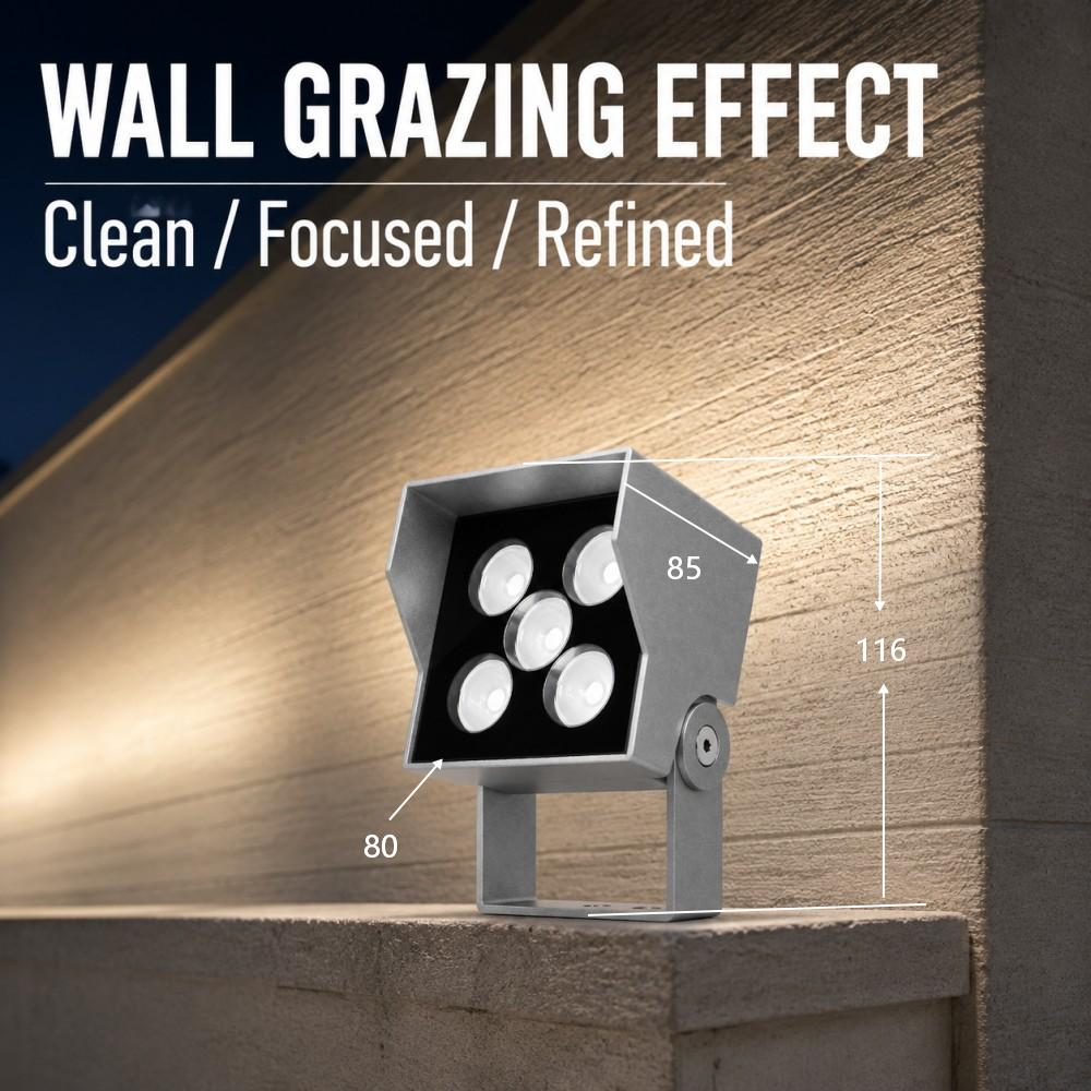 Anti Glare LED Architectural Flood Light Outdoor Spotlight IP66 Waterproof for Plaza Lighting