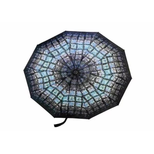 Обмотайте устойчивую автоматическую створку компакта 3 дела дюйма 8к зонтика 21 перемещения складную