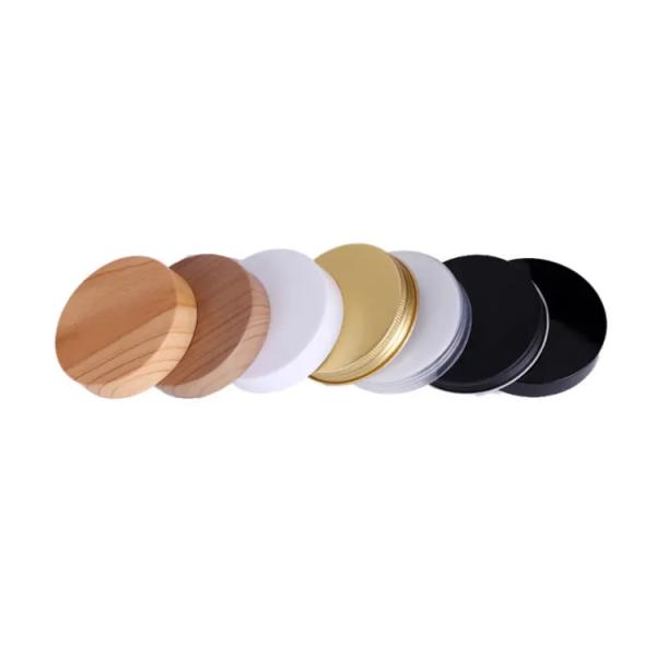 Custom 150ml 250ml 500ml 600ml Empty Clear Plastic PET Cosmetic Cream Body Butter Scrub Jar with Screw Lid