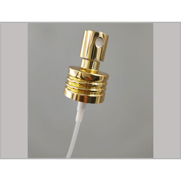 Aluminum Cosmetic Treatment 18mm Cream Dispenser Pump With Clip