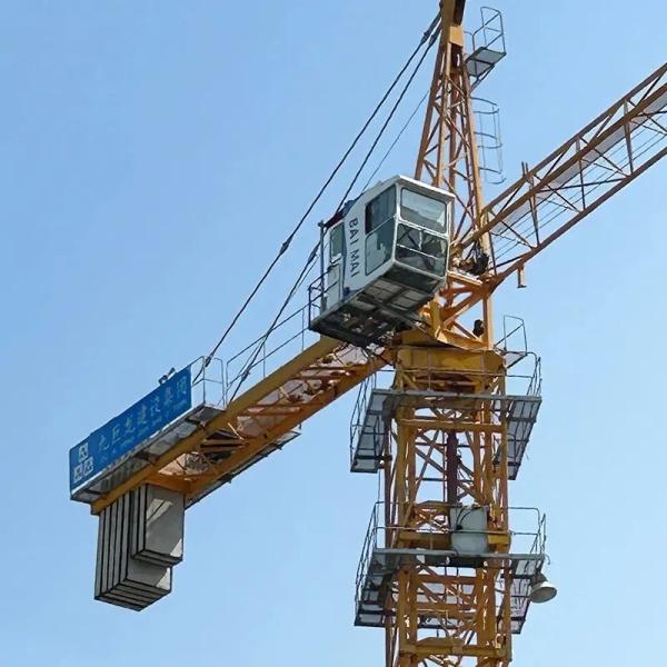 China 4t Qtz40 4808 Hammer-Head Topkit Small Tower Crane Price with Spare Parts