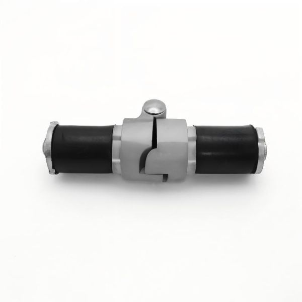 Double Tube Movable Rotating Zinc Plated Aluminum Connector Lean Pipe Hinge Joint