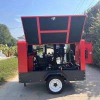 Barre à moteur diesel portative industrielle des roues 8 du compresseur d'air 2