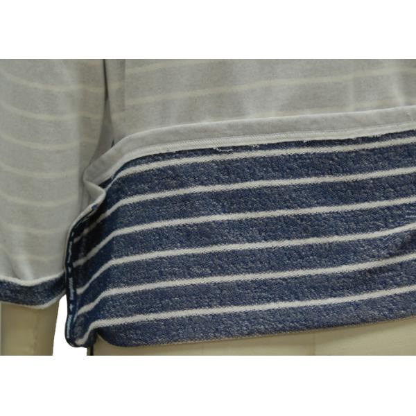 Allover Striped Casual Ladies Wear Yarn Dyed Inside Long Oversized Knit Sweaters