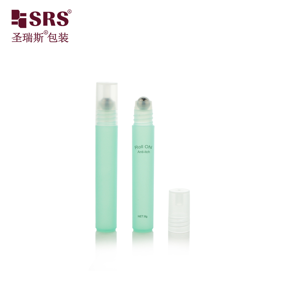RPPH Travel PP Plastic Roll‑on Bottle Empty Mini Roller Vial for Acne Liquid Serum Cooling Gel Itch Relief Water Packaging