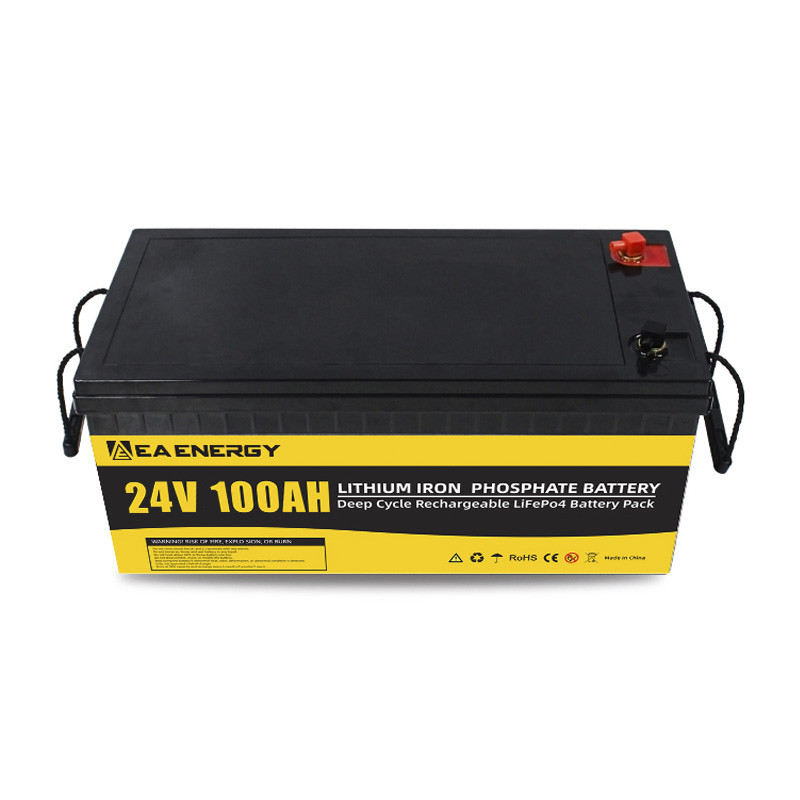 батарея LiFePO4 24V 100Ah IP65 солнечная для домашней системы хранения