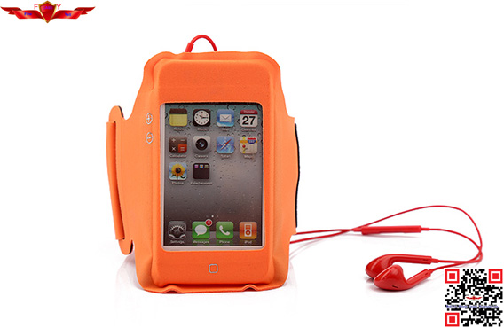 Hot Selling Outdoor Seamless Lycra Sports Armband Case For Iphone High Quality Multi Color