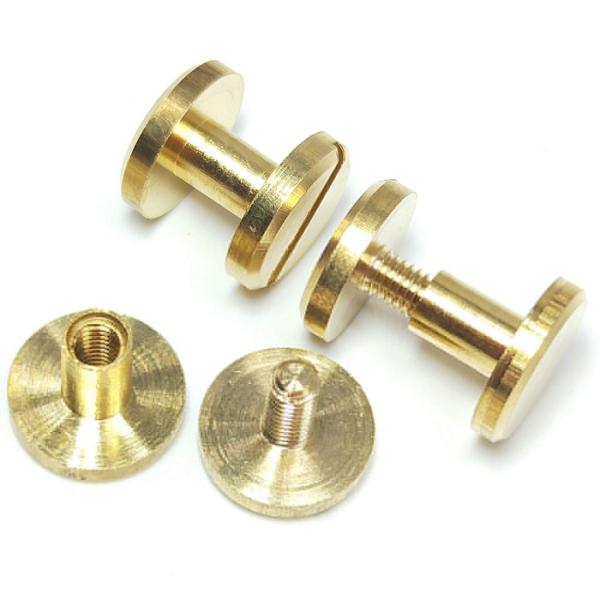 Brass Screw Rivets For Leather