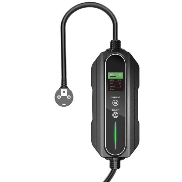 Зарядное устройство для электромобилей Retractable Ev Charger Type 2 Schuko Portable с назначенным временем