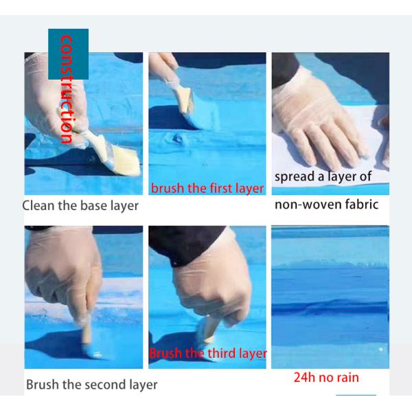 Водонепроницаемое распылительное покрытие крыши для металлической крыши акриловая кислота цвет стальной плитки