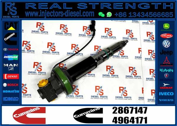 Practical Hot Sale Cummins injector 4964170 4955524 4955527 2867147 for Cummins K19 Qsk19 fuel Injectors