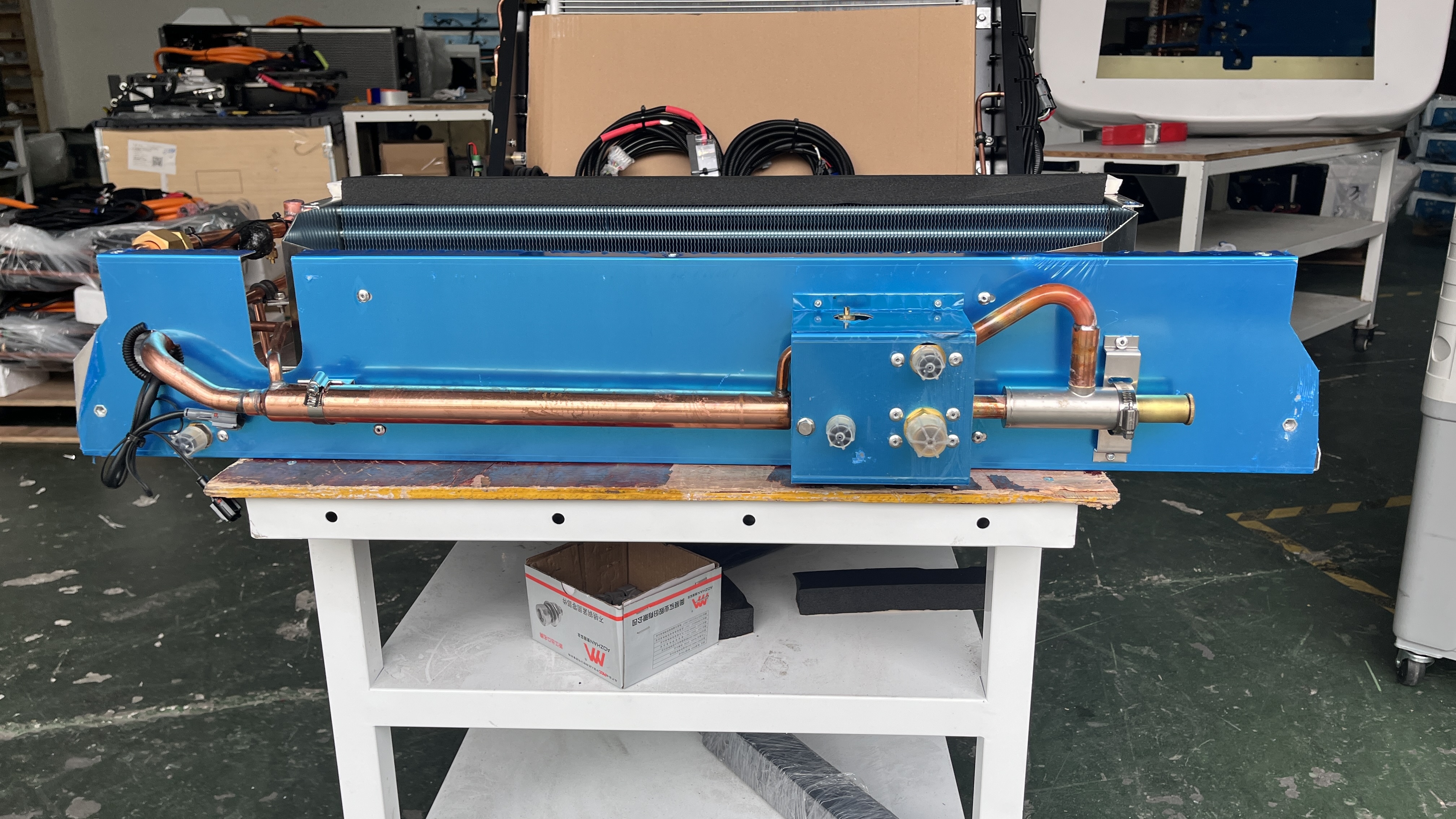 HT-480 Compatible Evaporator Core with Efficient Heat Exchange and Aluminum / Copper Construction for Truck Refrigeration Units