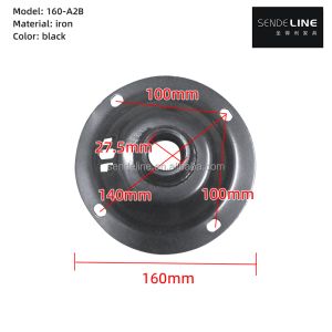 160mm Diameter 2.0mm Thickness 100X100cm Hole Size Iron Office Chair Mechanism with Handle Adjustment