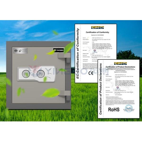 H420mm Caisse de sécurité pour documents, argent, bijoux, coffre-fort à l'épreuve du feu, en acier massif