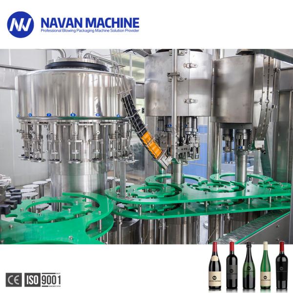 Automatic 24 Heads Glass Bottle Wine Washing Filling Capping Machine