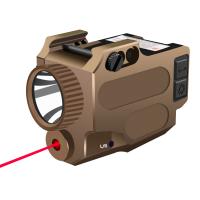 Lanterna elétrica vermelha do laser do feixe 650nm do laser do trilho de Picatinny combinado