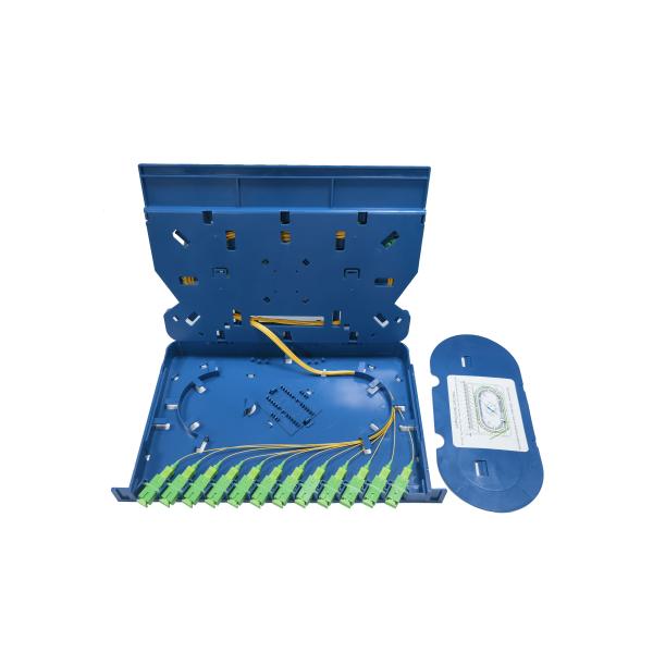 19' 'волоконно-оптическая панель пластыря Максимальная емкость 144 волокна SC LC FC ST соединитель стойка с монтажем с интегрированной сплицевой поднос 12 порта