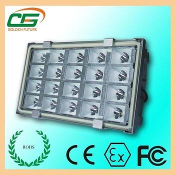 Luz à prova de explosões 120° do diodo emissor de luz do Cree IP66 100W, luz do posto de gasolina do diodo emissor de luz de CSA