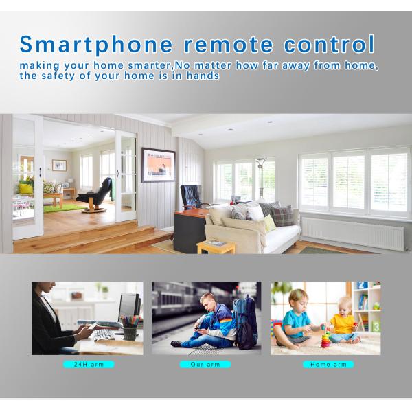 2021 New Smart Life  Wifi Smart Home Security Kit Alarm System Voice Control