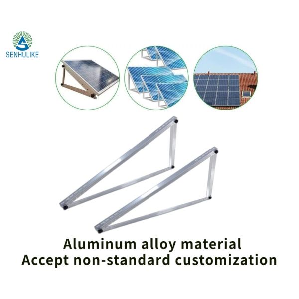 Aluminum Alloy Solar Panel Tripod Foldable Photovoltaic Bracket