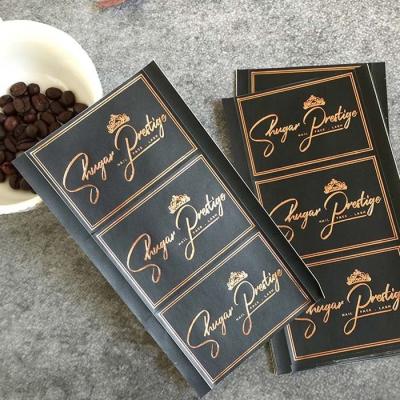 Waterproof Untearable Rose Gold Foil Die Cut EP  Custom Metallic Stickers