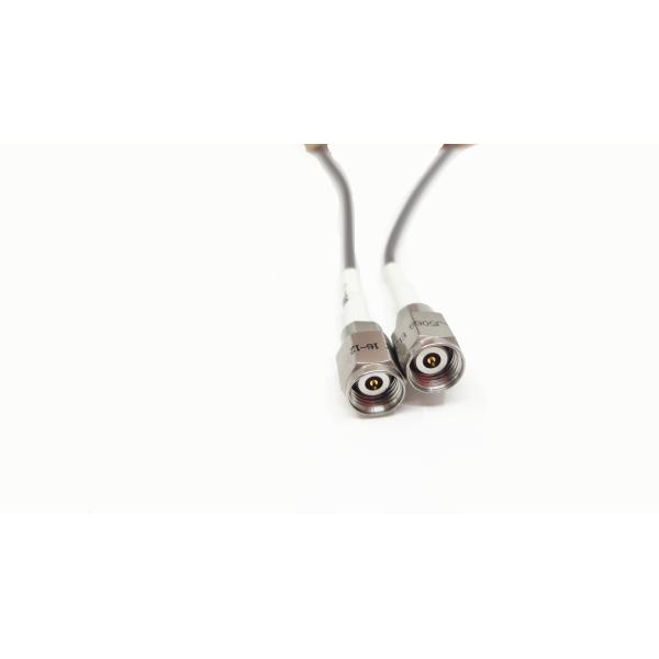 2.4mm Series Male To Male Connector Cable Assemblies with Cable CXN3506 Diameter=0.5mm