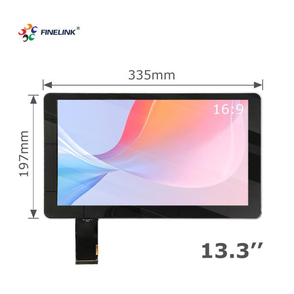 10-Point Waterproof 13.3 touchscreen direto e personalizável para experiência personalizada