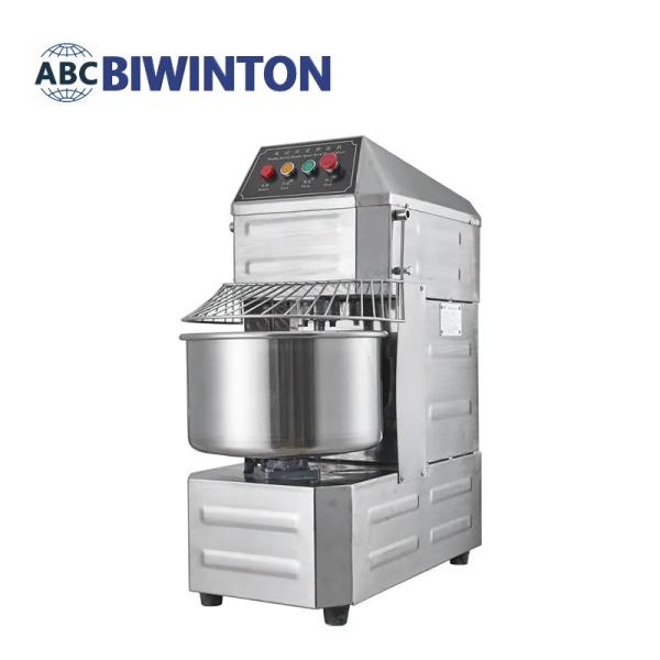 Fábrica Fornecer máquina de panificação 30L de massa de amassador de massa de pão industrial espiral de mistura de massa de massa de mistura com aço inoxidável
